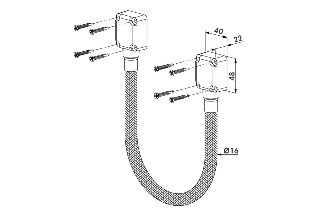 Passe câble LOCINOX DVK-HD-450