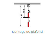 Support vélo plafond 3800
