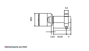 Demi-cylindre numérique PZ Simons Voss AX actif (SV-Z5.EU.HZ.30-10.A.G2) (copie)