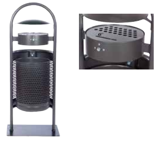 Poubelle-cendrier Fanny 50 Lt