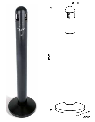Cendrier David 3 Lt