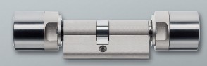 CYLINDRE NUMÉRIQUE PZ DOUBLE BOUTON Simons Voss 3061 – SC SORTIE LIBRE - COMFORT PASSIF (Z4.30-30.MP.CO.ZK.G2)