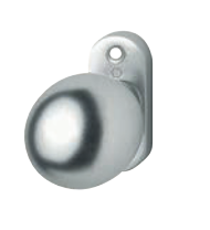 BOULE FIXE SUR ROSACE HOPPE, ALU, CM12X1,25 (60L/20H)