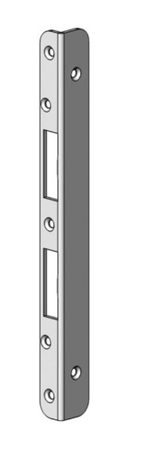 SCHANIS GÂCHE À ÉQUERRE ARRONDIE, REV