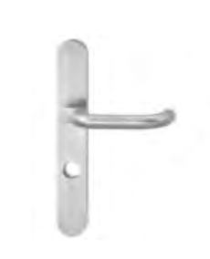 ASSA ENSEMBLE DE POIGNÉES POUR CADRE TUBULAIRE ANTI-PANIQUE ET DE PROTECTION FORME DE LA POIGNÉE KU, AVEC RESSORT