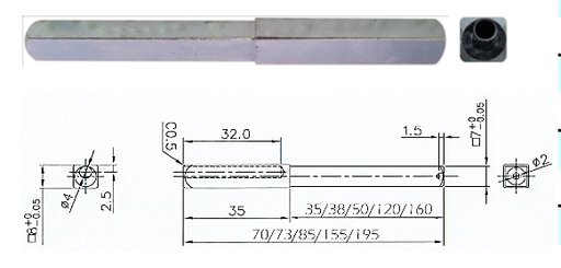 CARRÉ NICKAL 7/8MM