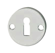 PAIRE DE ROSACES DE CLÉ HOPPE, ALU (11S)