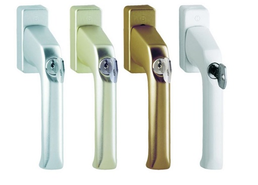 POIGNÉES DE FENÊTRE AVEC FERMETURE HOPPE SECU100 013S/U34