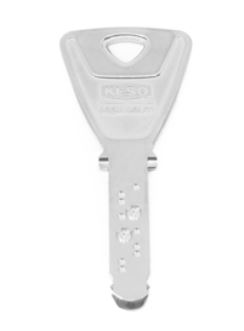 [80.B01/00] CLÉ TRAPÈZE KESO (AVEC CYLINDRE)