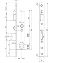 MSL Serrure DELTA 19444PE-ZF