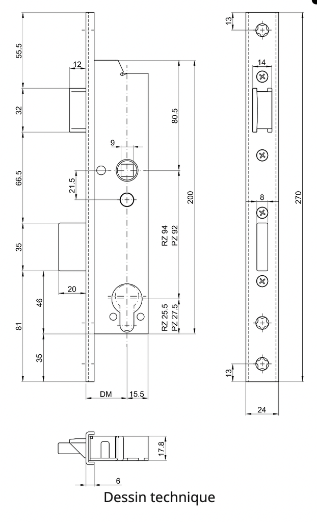 MSL Serrure DELTA 19421
