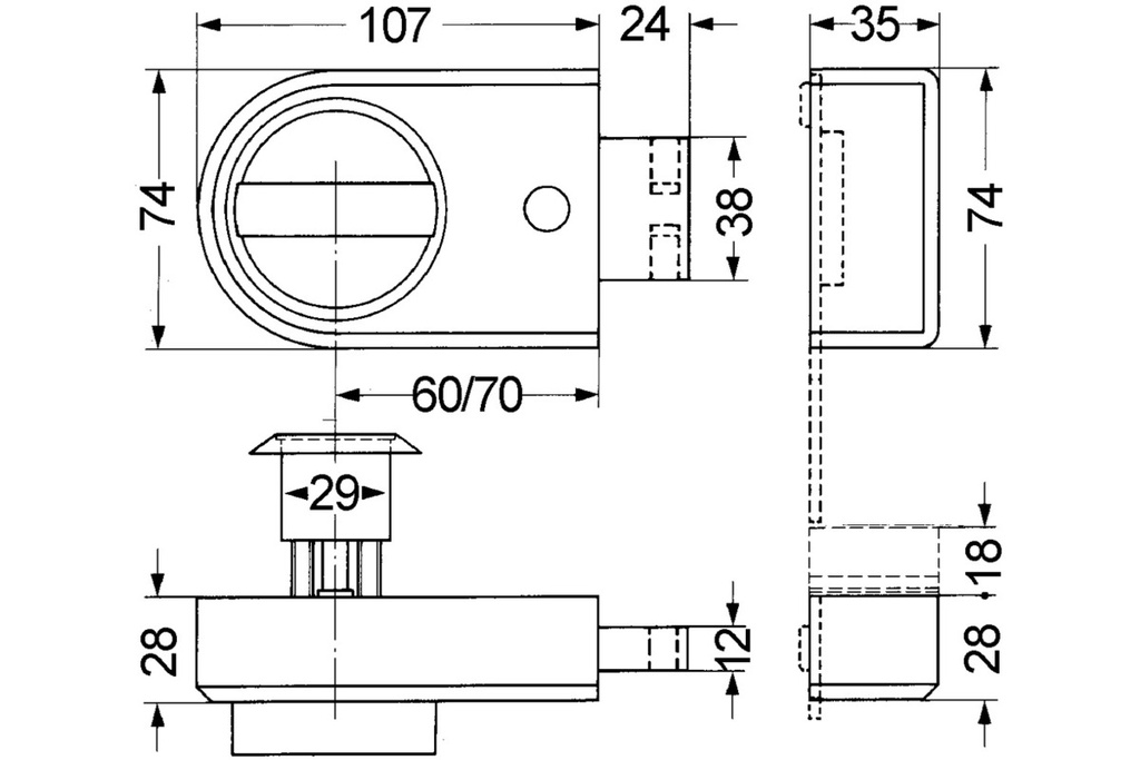 Verrou IKON 5131 FP
