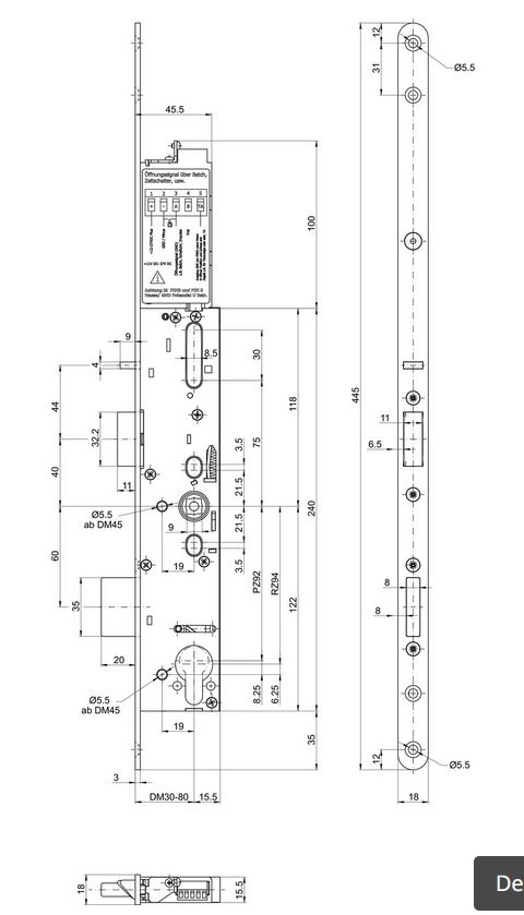 MSL Serrure sFlipLock e-drive 16546PBe-SV