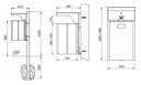 Poubelle Bruno 40-50 Lt