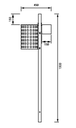Poubelle-cendrier Marie 20 Lt