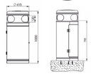 Poubelle Tina 60 Lt