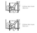 Support à vélo 2500 & 2500 XBF (Unilatéral)