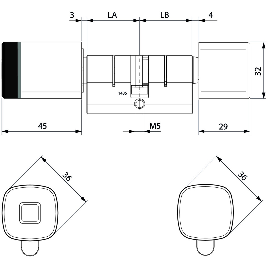 CYLINDRE DIGITAL EVOLO PZ 1435-K6