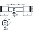 CYLINDRE DIGITAL DORMAKABA EVOLO RZ 1539-K6