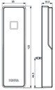 LECTEUR EVOLO DORMAKABA 9104-K6