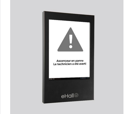 Porte-avis numérique connecté eHall