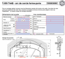 FERME-PORTE TJSS T 44B pour portes cintrée