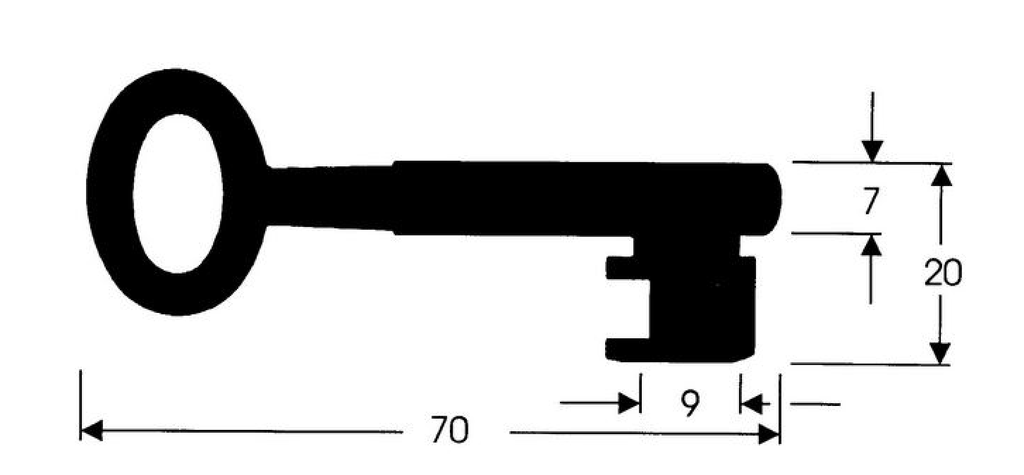 CLÉ À CHIFFRE GLUTZ