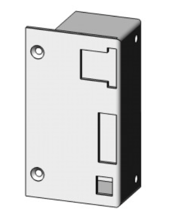 SCHANIS GÂCHE ENCLOISONNÉE SERRURE APPLIQUE 2005