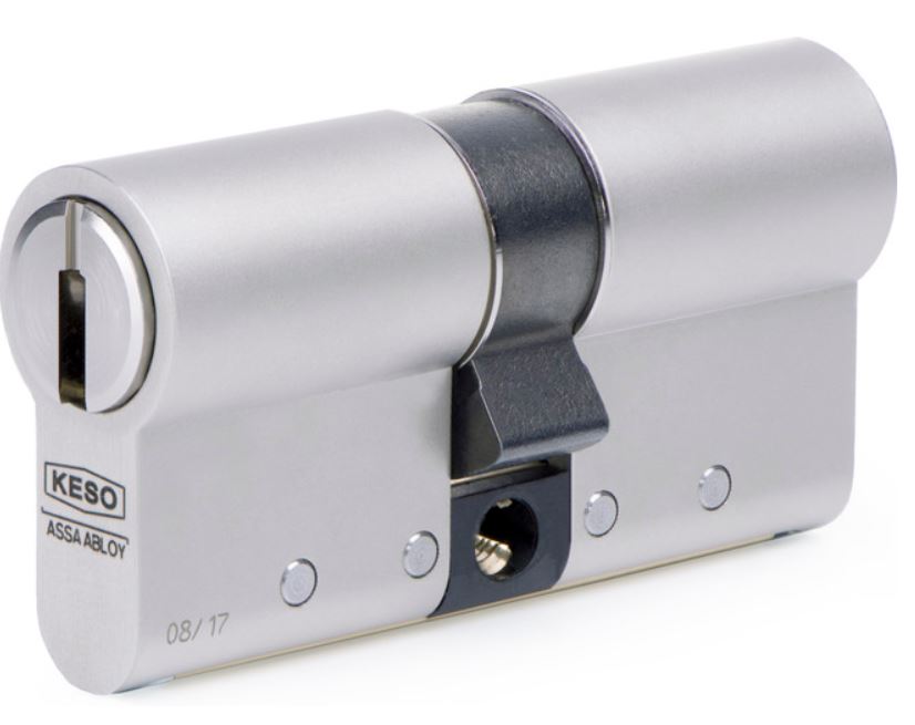 CYLINDRE DOUBLE KESO 8000 PZ AVEC PROTECTION ANTI-ARRACHAGE - 81.B15