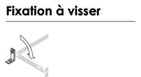 FIXATION SUPPORT VÉLO