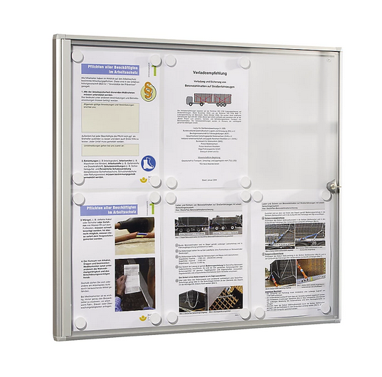 Vitrine porte-avis 4 feuilles  A4 (2x2)