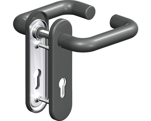 FP Paire de poignées Noir HÖRMANN pour portes FH (garniture de rechange)