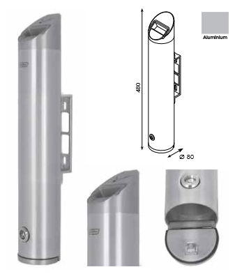 Cendrier Andreas 2.4 Lt Aluminium