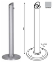 Cendrier Andreas 4.5 Lt Aluminium