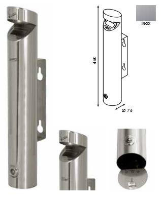 Cendrier Jean 1.7 Lt Inox 304