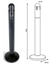 Cendrier David 3 Lt