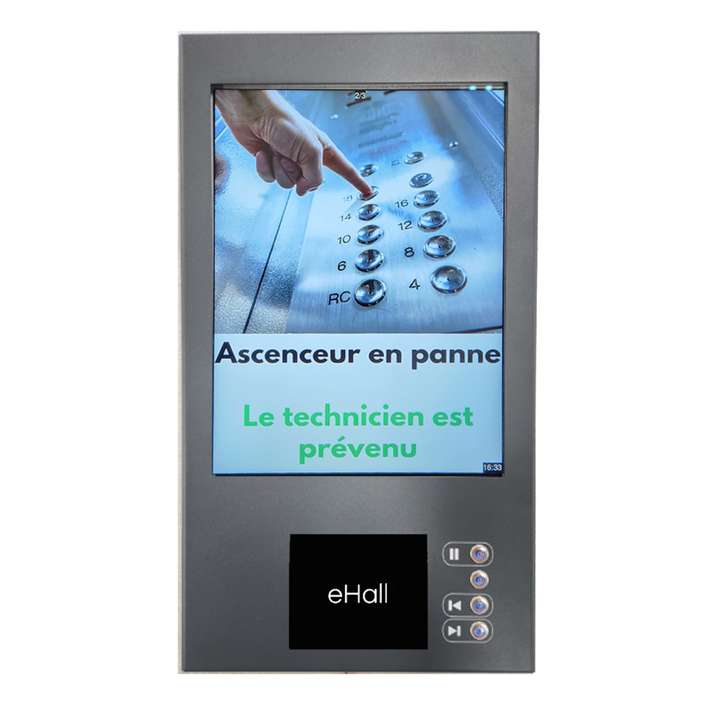 Porte-avis numérique connecté eHall