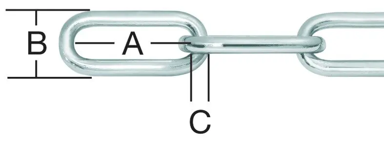 Chaînes à maillons C 