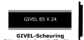 PLAQUETTES DE BOITES AUX LETTRES GIVEL-SCHEURING