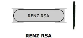 PLAQUETTES DE BOITES AUX LETTRES RENZ RSA