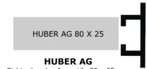 PLAQUETTES DE BOITES AUX LETTRES HUBER AG 