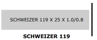 PLAQUETTES DE BOITES AUX LETTRES SCHWEIZER  119