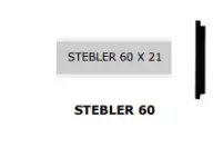 PLAQUETTES DE BOITES AUX LETTRES STEBLER 60