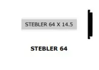 PLAQUETTES DE BOITES AUX LETTRES STEBLER 64