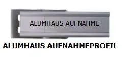 PLAQUETTES DE BOITES AUX LETTRES ALUMHAUS AUFNAHMEPROFIL 