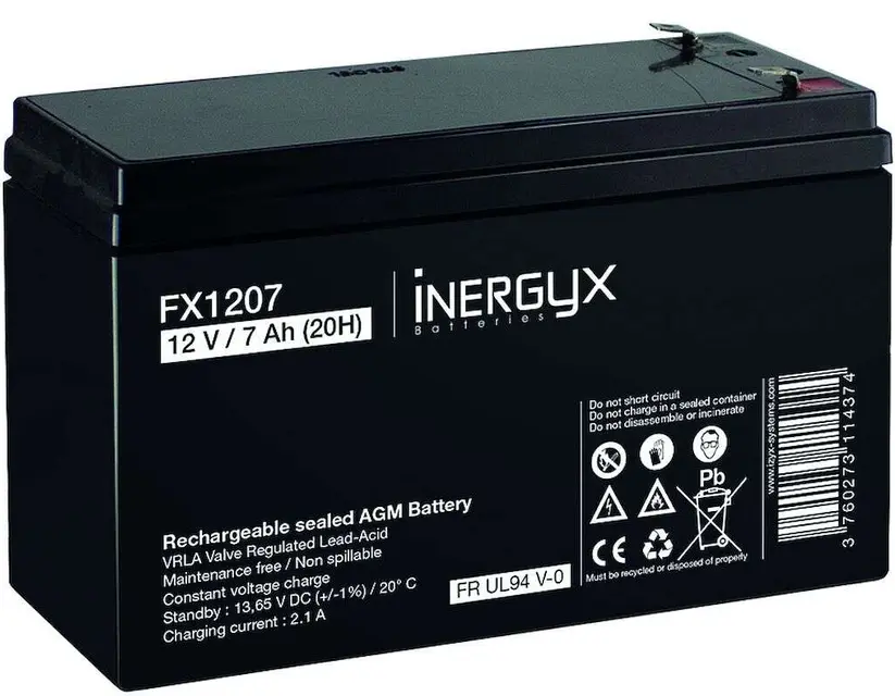 Batterie 12V 7 A/h Rechargeable