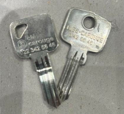 CLÉ SUPPLÉMENTAIRE PROFIL CC RÉSERVÉ