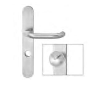 ASSA ENSEMBLE DE POIGNÉES DE RÉNOVATION POUR CADRE TUBULAIRE ANTI-PANIQUE ET DE PROTECTION