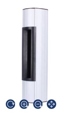 CDVI P300RP POIGNÉE VENTOUSE 300 KG - 400 MM