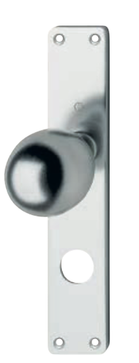 BOULE FIXE HOPPE, ALU, SUR ENTRÉE LONGUE CM12X1,25 (60L/202)